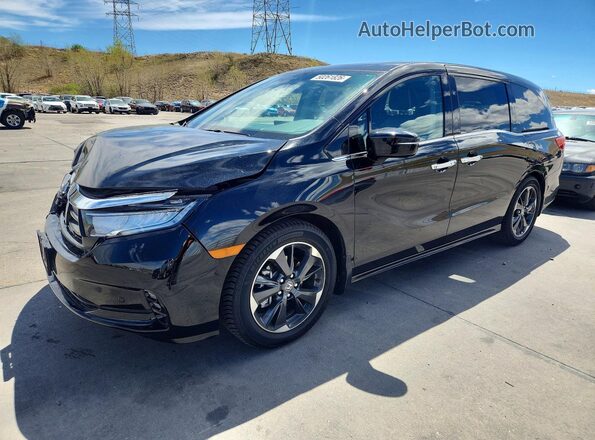 5FNRL6H95RB041081 2024 HONDA ODYSSEY Black Передня ліва чверть