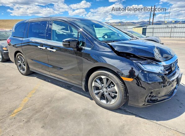 5FNRL6H95RB041081 2024 HONDA ODYSSEY Black Передня права чверть