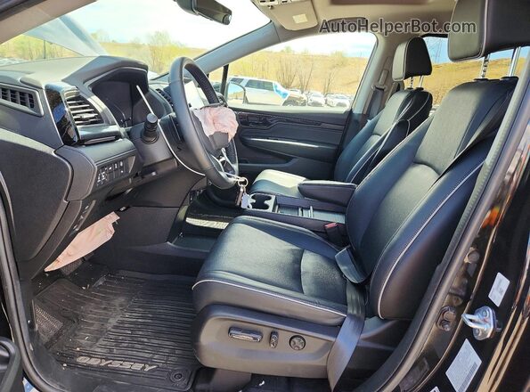5FNRL6H95RB041081 2024 HONDA ODYSSEY Black Вид салону спереду