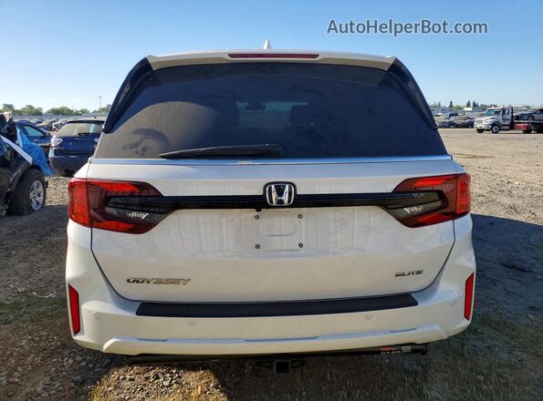 5FNRL6H95SB049283 2025 HONDA ODYSSEY White Widok z tyłu