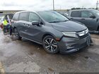 2018 Honda Odyssey Elite Gray vin: 5FNRL6H96JB057651