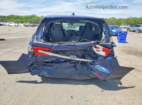 5FNRL6H97JB059747 2018 HONDA ODYSSEY Синий Вид сзади