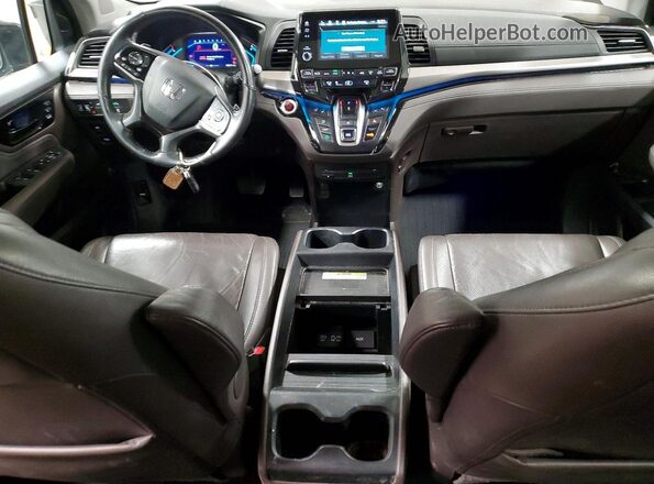 5FNRL6H97KB106714 2019 HONDA ODYSSEY Silver Vista del salpicadero