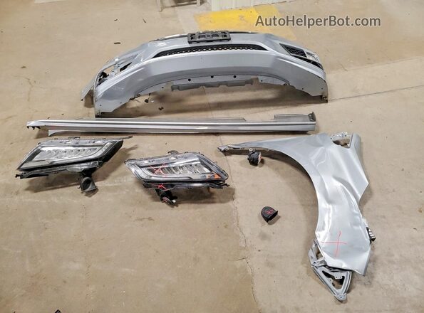 5FNRL6H97KB106714 2019 HONDA ODYSSEY Silver Vista de la etiqueta del VIN