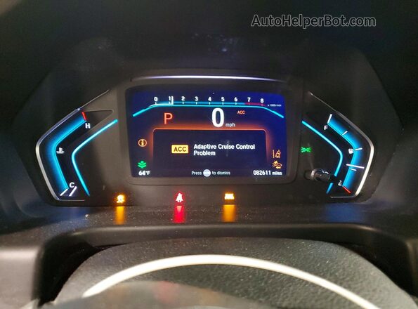 5FNRL6H97KB106714 2019 HONDA ODYSSEY Silver Vista del cuadro de instrumentos