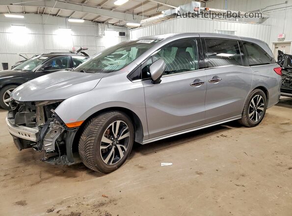 5FNRL6H97KB106714 2019 HONDA ODYSSEY Silver Vista tres cuartos delantera izquierda