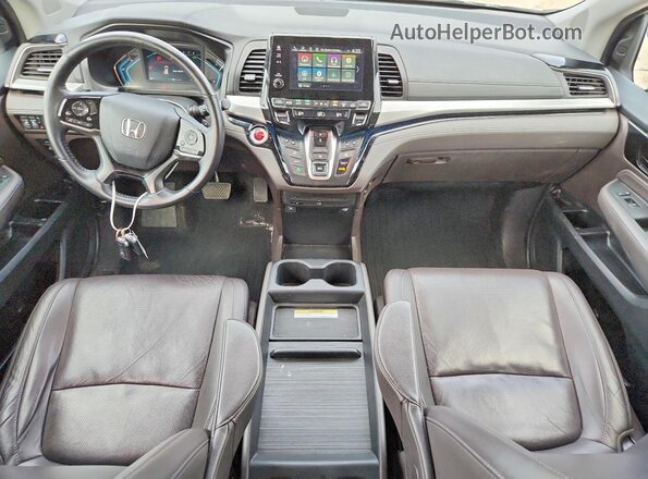 5FNRL6H97LB000023 2020 HONDA ODYSSEY Silver Widok deski rozdzielczej