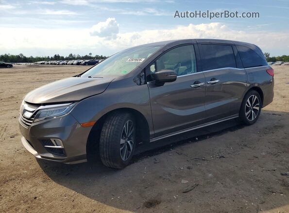 5FNRL6H97LB012589 2020 HONDA ODYSSEY Серый Передняя левая четверть