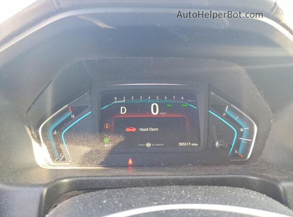 5FNRL6H99LB001822 2020 HONDA ODYSSEY Charcoal ხელსაწყოთა პანელის ხედი