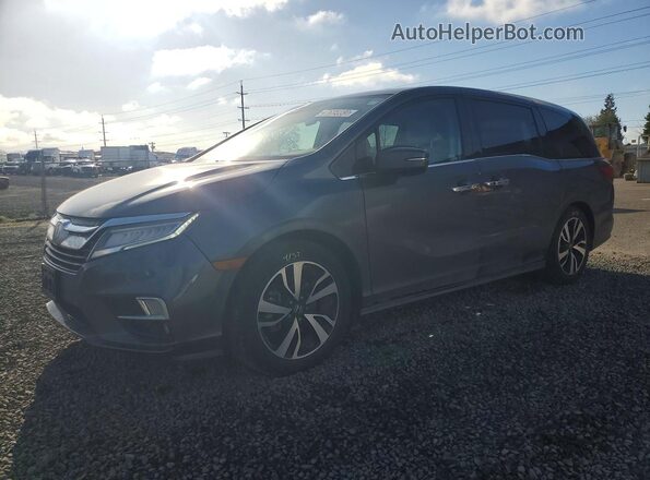 5FNRL6H99LB001822 2020 HONDA ODYSSEY Charcoal წინა მარცხენა ხედი სამი მეოთხედიდან