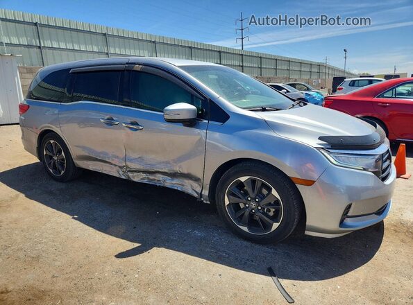 5FNRL6H99MB010893 2021 HONDA ODYSSEY Silver Przód prawy