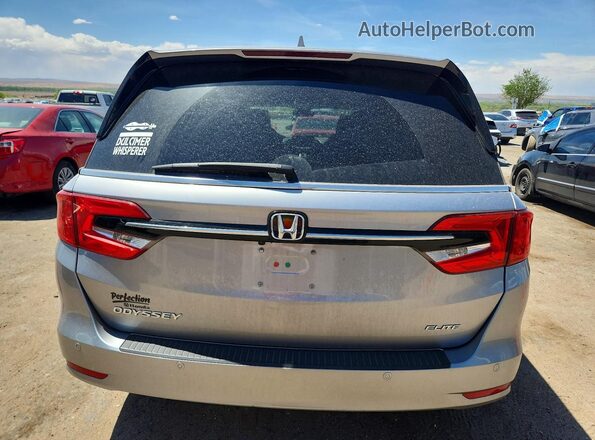 5FNRL6H99MB010893 2021 HONDA ODYSSEY Silver Widok z tyłu