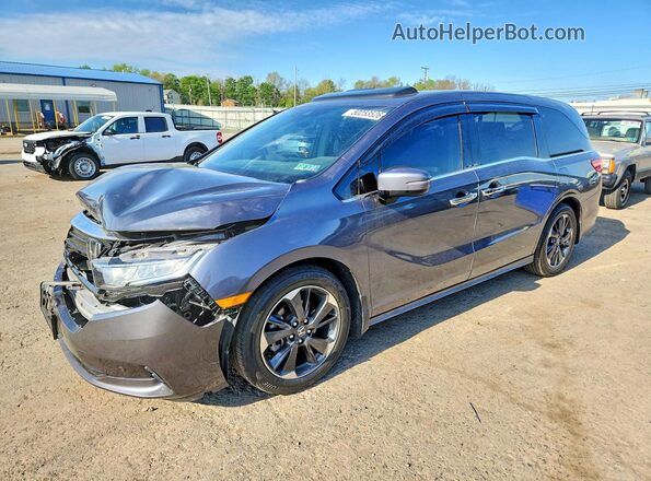 5FNRL6H99RB031458 2024 HONDA ODYSSEY Silver Առջևի ձախ երեք քառորդ տեսարան