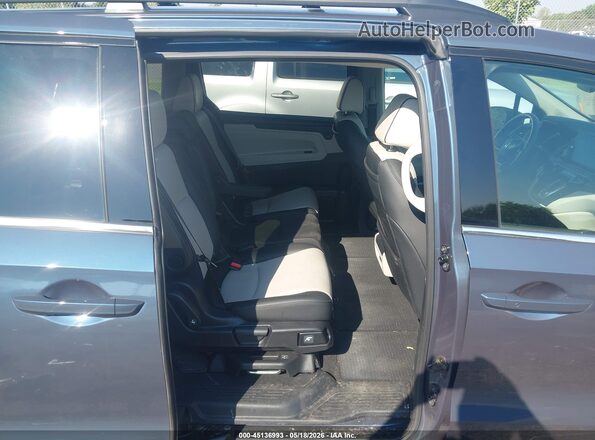 5FNRL6H99SB030901 2025 HONDA ODYSSEY Blue Вид наклейки з VIN-кодом
