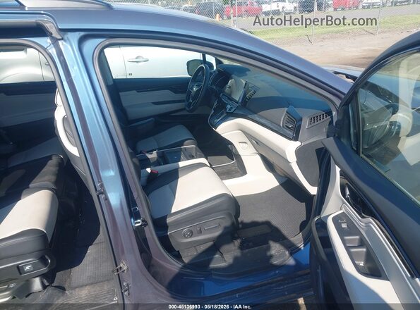 5FNRL6H99SB030901 2025 HONDA ODYSSEY Blue Вид салону спереду