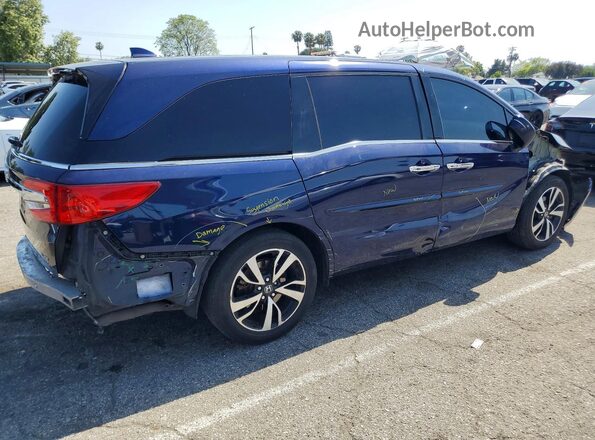 5FNRL6H9XKB062448 2019 HONDA ODYSSEY Синий Задняя правая четверть