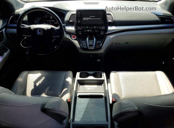 5FNRL6H9XKB062448 2019 HONDA ODYSSEY Синий Вид панели приборов