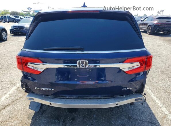 5FNRL6H9XKB062448 2019 HONDA ODYSSEY Синий Вид сзади