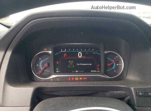5FNYF5H31LB007378 2020 HONDA PILOT White ხელსაწყოთა პანელის ხედი