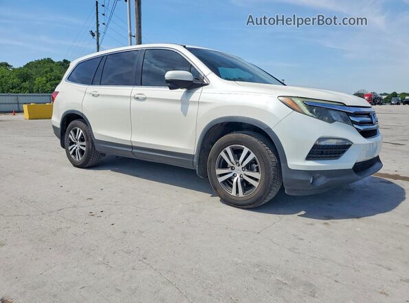 5FNYF5H33JB016869 2018 HONDA PILOT Белый Передняя правая четверть