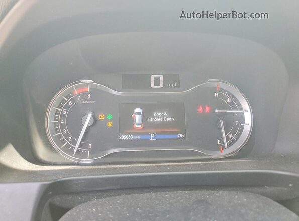 5FNYF5H33JB016869 2018 HONDA PILOT Белый Вид щитка приборов