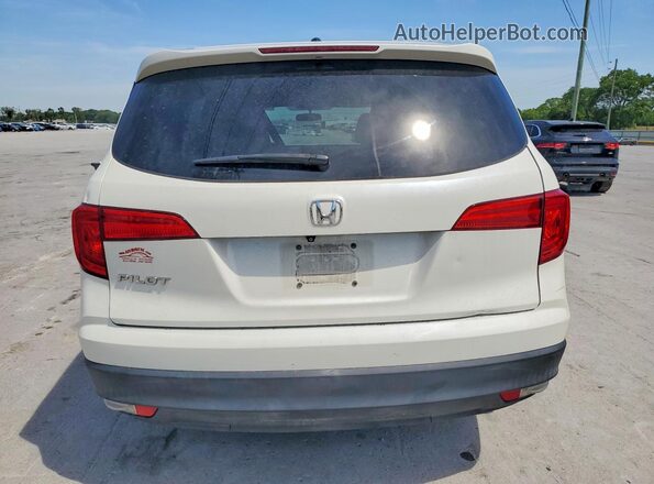 5FNYF5H33JB016869 2018 HONDA PILOT Белый Вид сзади