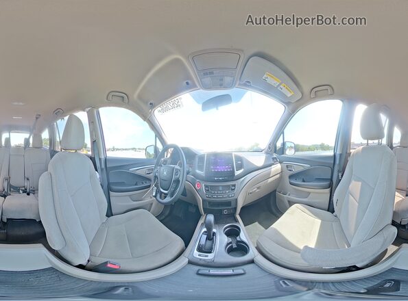5FNYF5H33JB016869 2018 HONDA PILOT Белый Панорамный вид салона 360°