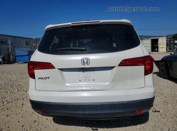 5FNYF5H34JB000440 2018 HONDA PILOT Белый Вид сзади