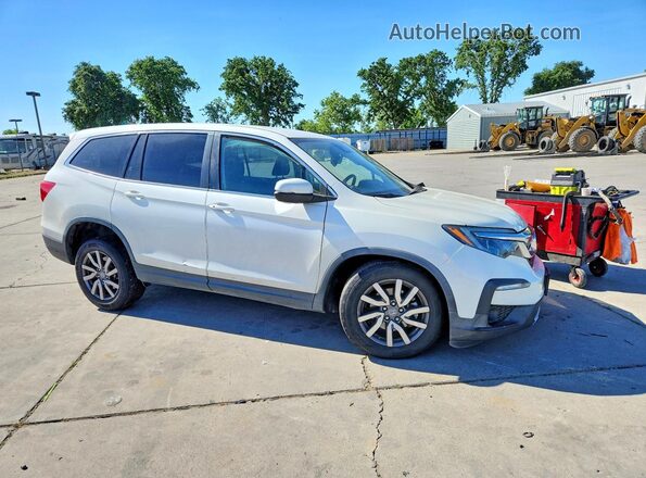 5FNYF5H39KB025559 2019 HONDA PILOT White Front right
