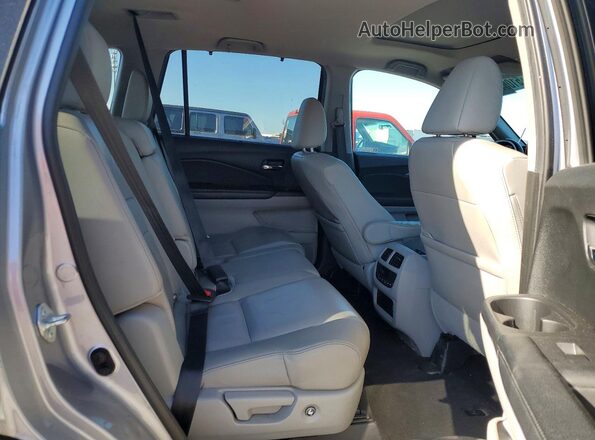 5FNYF5H50MB021596 2021 HONDA PILOT Серебряный Вид задней части салона