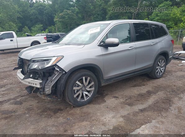 5FNYF5H50NB005187 2022 HONDA PILOT Серебряный Передняя левая четверть