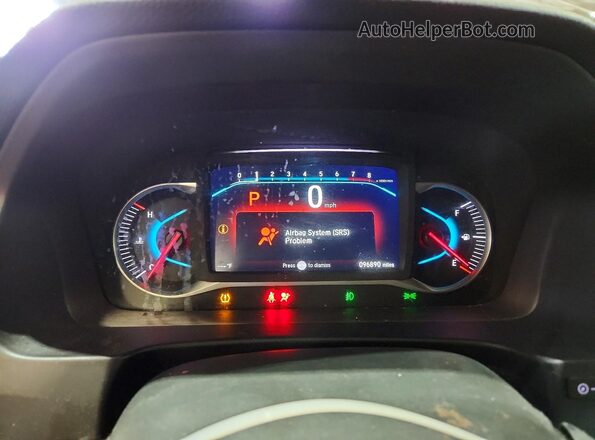 5FNYF5H51LB028670 2020 HONDA PILOT Черный Вид щитка приборов