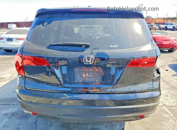 5FNYF5H52HB022951 2017 HONDA PILOT Black Widok z tyłu