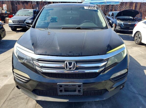 5FNYF5H52HB022951 2017 HONDA PILOT Black Widok z przodu
