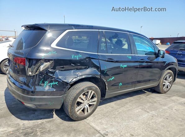 5FNYF5H52HB022951 2017 HONDA PILOT Black Tył prawy