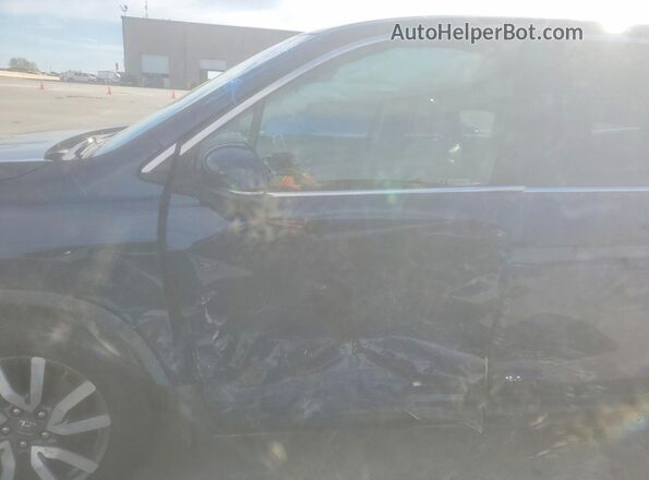 5FNYF5H53KB032234 2019 HONDA PILOT Синий Вид салона спереди