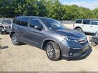 2021 Honda Pilot 2wd Ex-l Gray vin: 5FNYF5H53MB002525