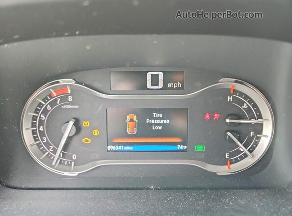 5FNYF5H56HB025593 2017 HONDA PILOT Серый Вид щитка приборов