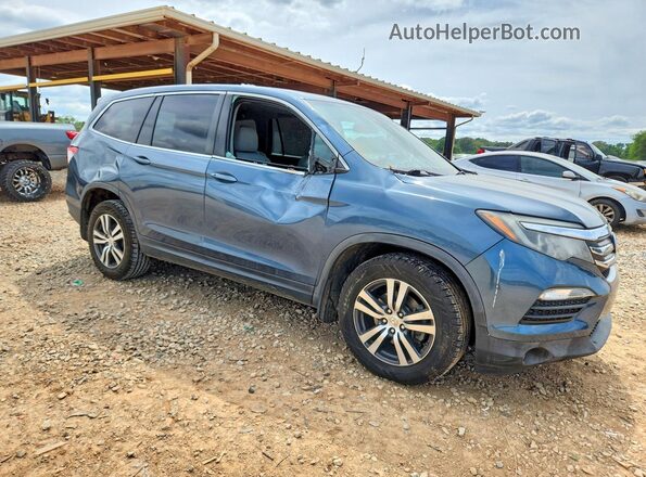 5FNYF5H57HB028034 2017 HONDA PILOT Синий Передняя правая четверть