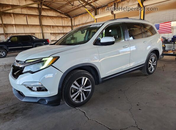 5FNYF5H57HB044119 2017 HONDA PILOT White Przód lewy