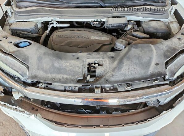 5FNYF5H57HB044119 2017 HONDA PILOT White Widok komory silnika