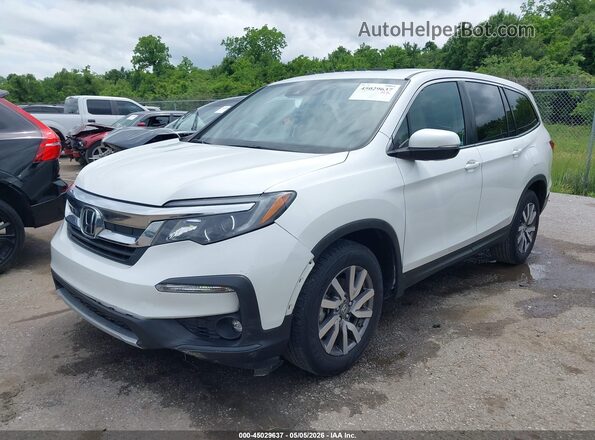 5FNYF5H58MB022835 2021 HONDA PILOT Белый Передняя левая четверть