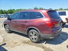 2018 Honda Pilot Exl Темно-бордовый vin: 5FNYF5H59JB009698