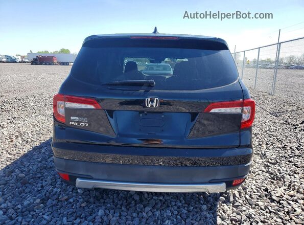5FNYF5H59MB009933 2021 HONDA PILOT Черный Вид сзади
