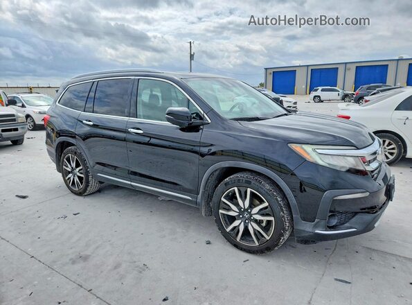 5FNYF5H93MB000342 2021 HONDA PILOT Черный Передняя правая четверть