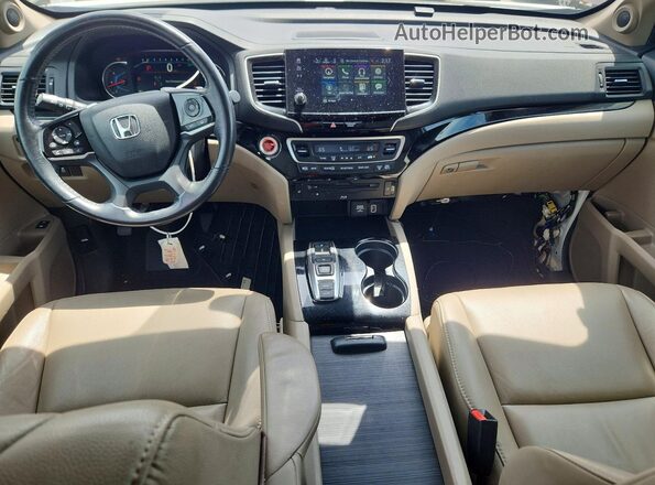 5FNYF5H96MB016406 2021 HONDA PILOT Белый Вид панели приборов