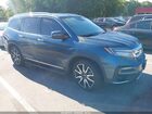 2021 Honda Pilot 2wd Touring 8 Passenger Blue vin: 5FNYF5H97MB030010