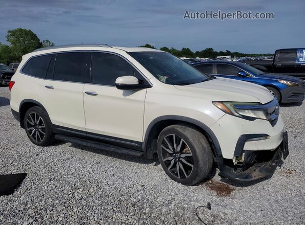5FNYF5H9XKB015420 2019 HONDA PILOT Белый Передняя правая четверть