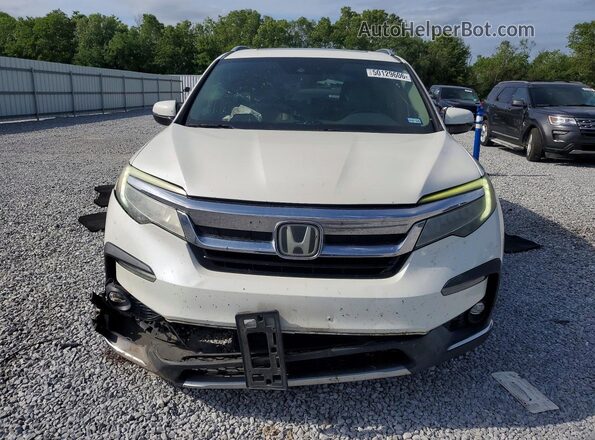 5FNYF5H9XKB015420 2019 HONDA PILOT Белый Вид спереди