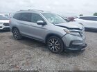 2019 Honda Pilot Elite Серебряный vin: 5FNYF6H05KB012965